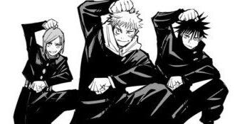 jujutsu kaisen: nobara, yuuji, megumi